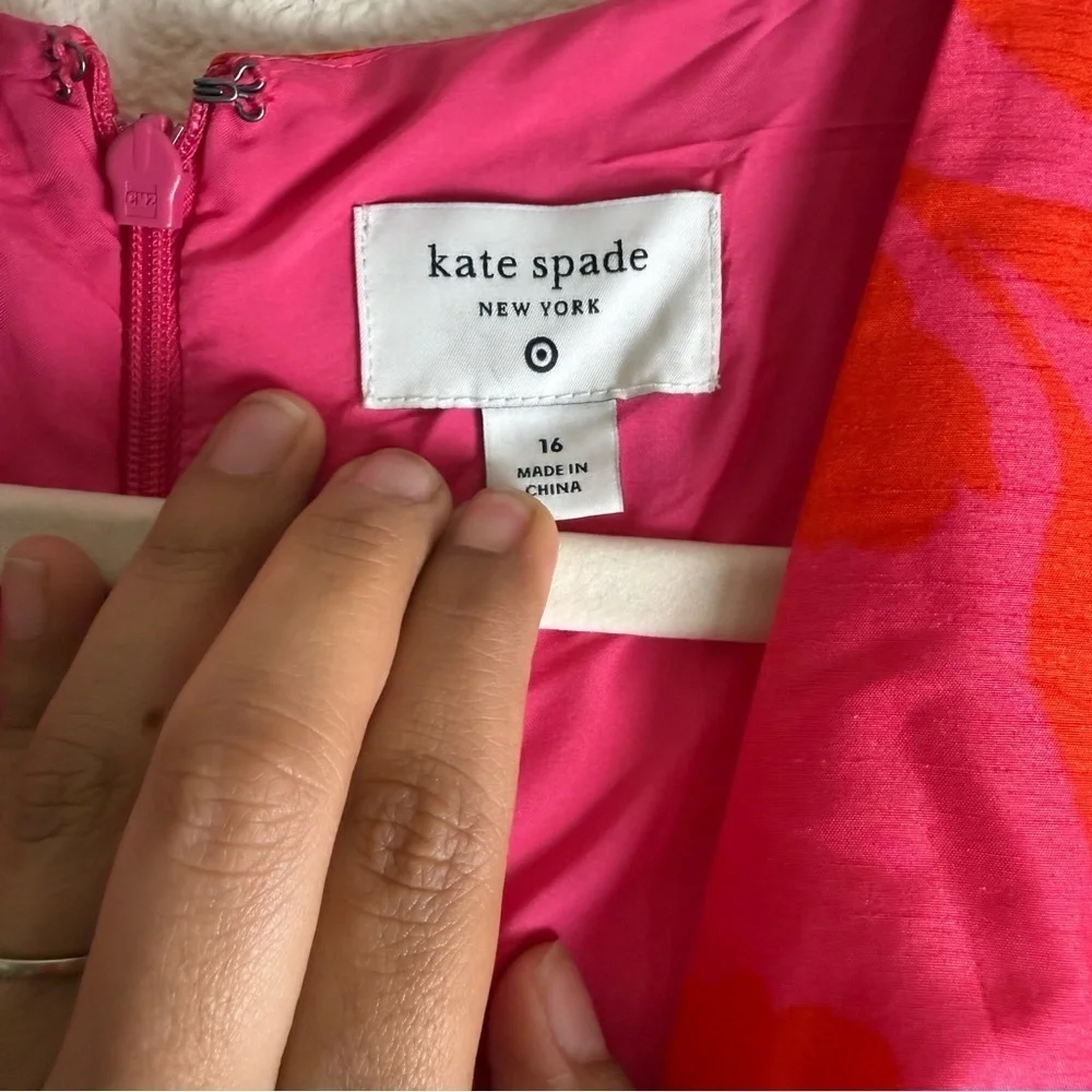 Kate Spade NY x Target Classic Rose Peplum Midi Dress NWT